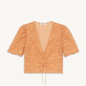 SANDRO
Broderie anglaise top Size 1 (Small)